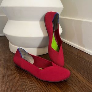 Rothy’s “The Flat” Cranberry Sz 9.5 Gently Used